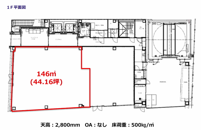 賃貸オフィス間取り図
