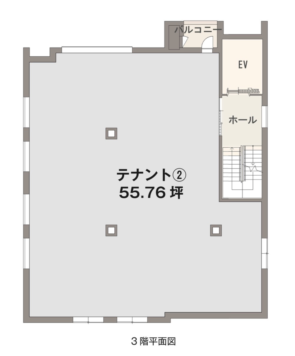 賃貸オフィス間取り図