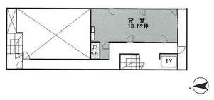 賃貸オフィス間取り図