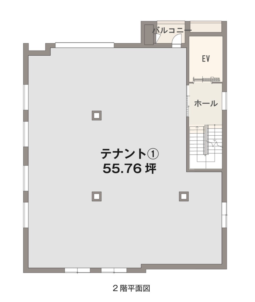 賃貸オフィス間取り図