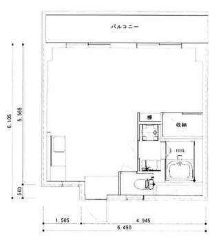 賃貸オフィス間取り図