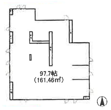 賃貸オフィス間取り図
