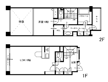 賃貸オフィス間取り図