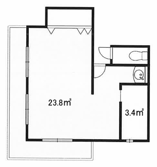 賃貸オフィス間取り図