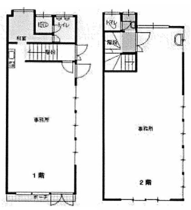 賃貸オフィス間取り図