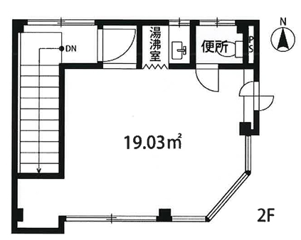 賃貸オフィス間取り図