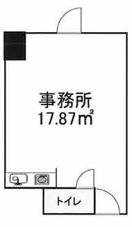 賃貸オフィス間取り図