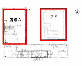 賃貸オフィス間取り図