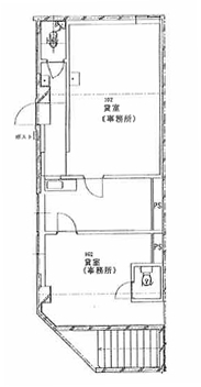賃貸オフィス間取り図