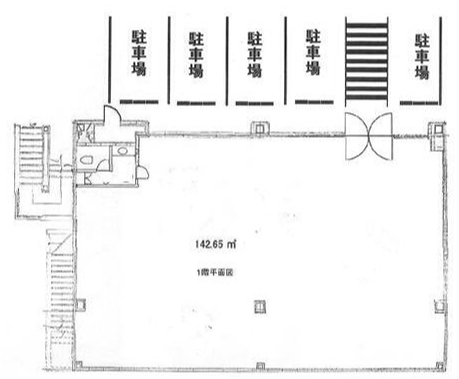 賃貸オフィス間取り図