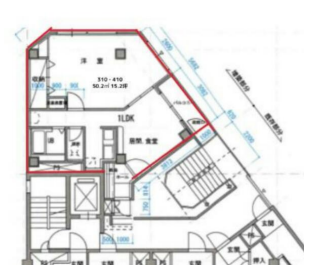 賃貸オフィス間取り図