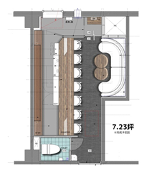 賃貸オフィス間取り図