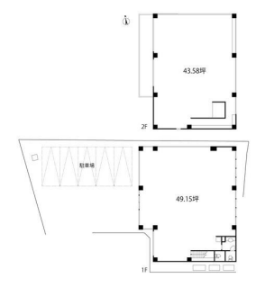 賃貸オフィス間取り図