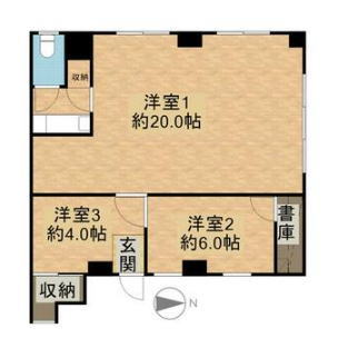 賃貸オフィス間取り図
