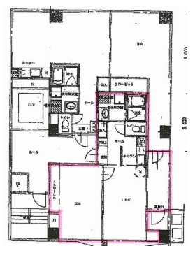 賃貸オフィス間取り図