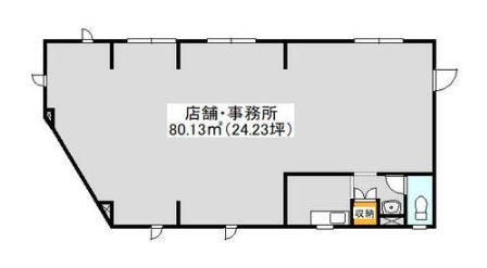 賃貸オフィス間取り図