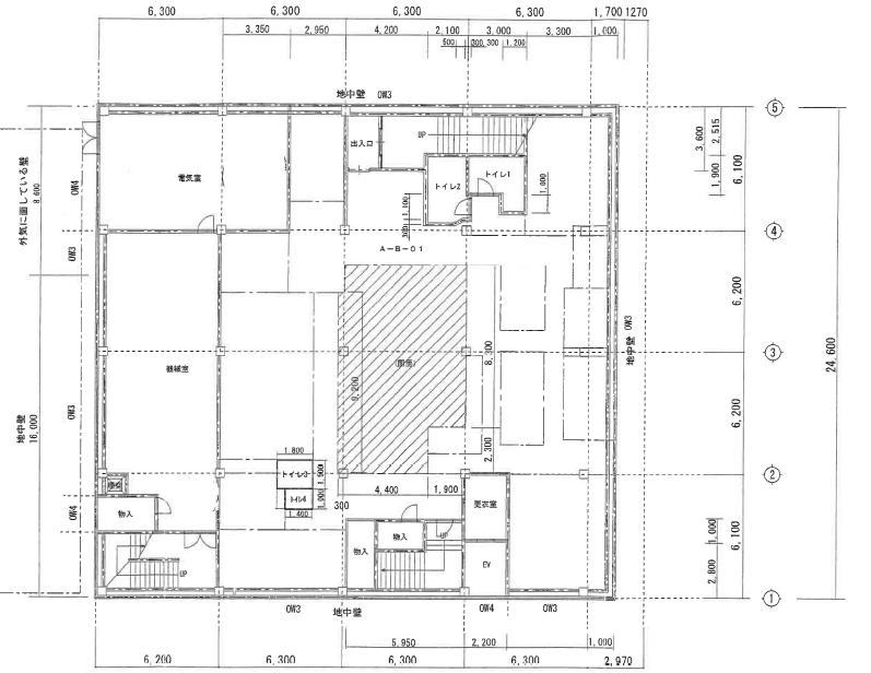 賃貸オフィス間取り図