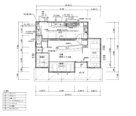 賃貸オフィス間取り図