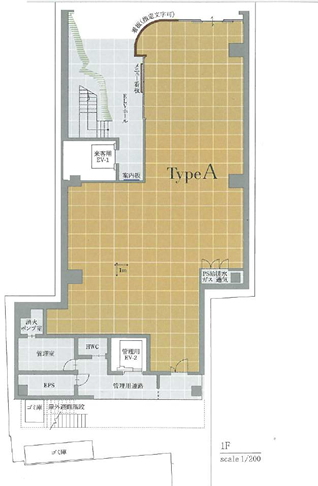 賃貸オフィス間取り図