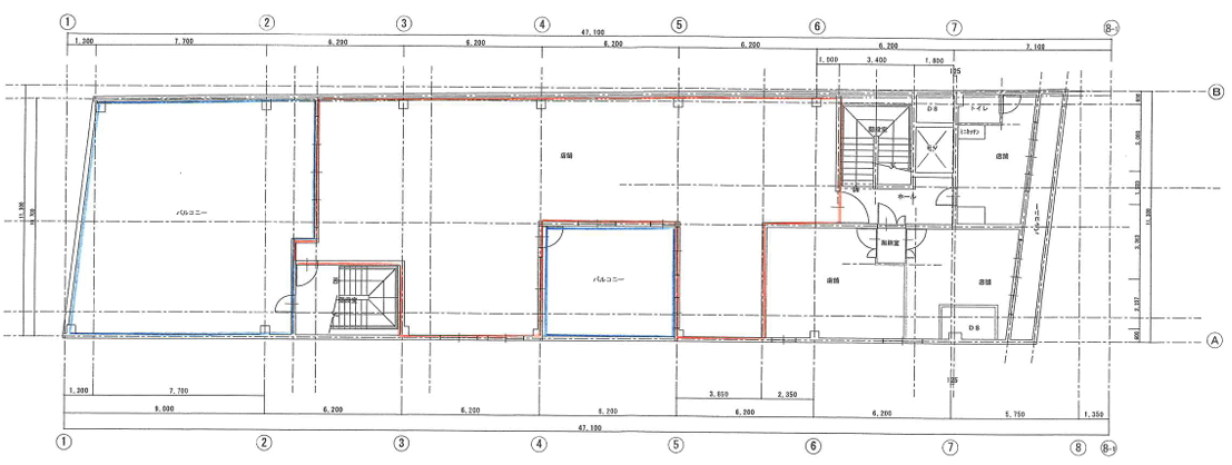 賃貸オフィス間取り図
