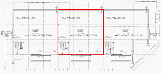 賃貸オフィス間取り図