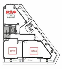 賃貸オフィス間取り図