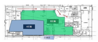 賃貸オフィス間取り図
