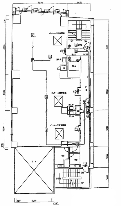 賃貸オフィス間取り図