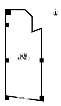 賃貸オフィス間取り図