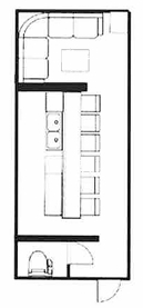 賃貸オフィス間取り図