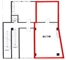賃貸オフィス間取り図