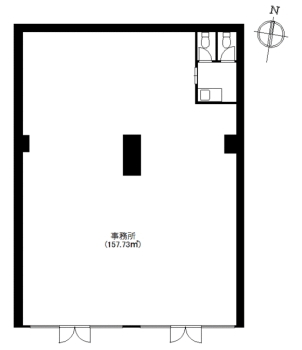 賃貸オフィス間取り図