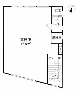 賃貸オフィス間取り図