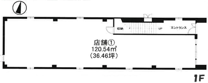賃貸オフィス間取り図