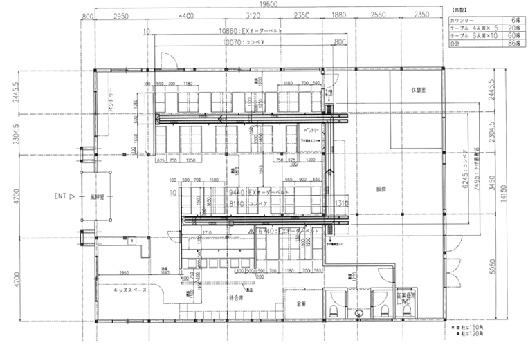 賃貸オフィス間取り図