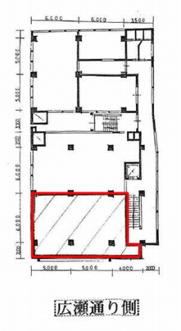 賃貸オフィス間取り図
