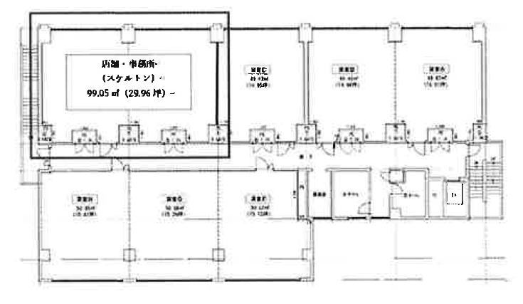 賃貸オフィス間取り図