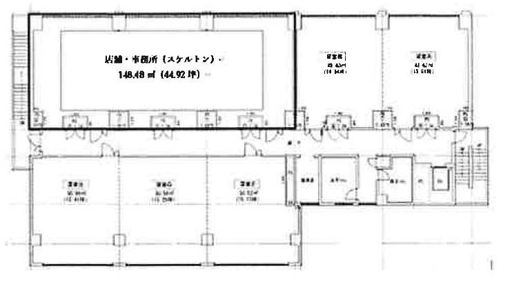 賃貸オフィス間取り図