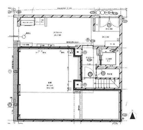 賃貸オフィス間取り図