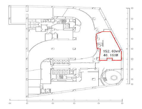 賃貸オフィス間取り図